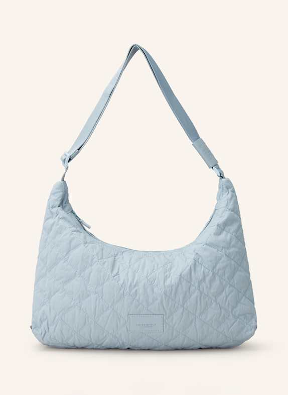 SEIDENFELT Hobo-Bag HELLBLAU