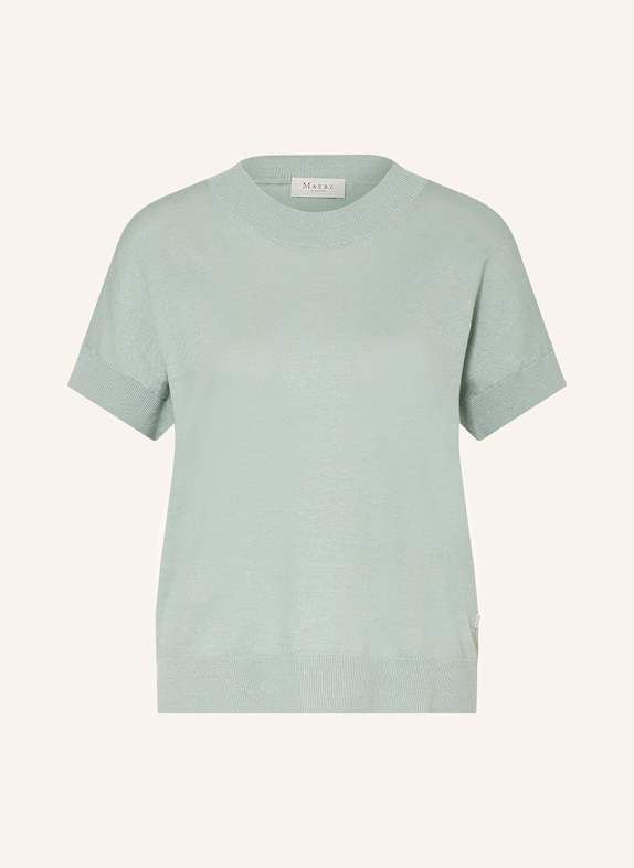MAERZ MUENCHEN Strickshirt mit Leinen MINT