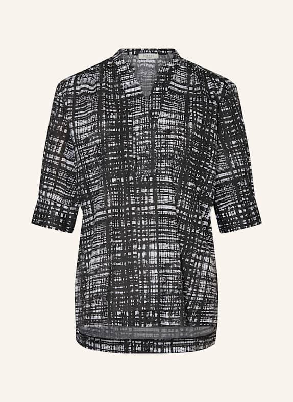 MAERZ MUENCHEN Blusenshirt SCHWARZ/ WEISS