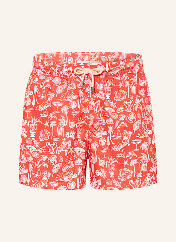 arrels BARCELONA Badeshorts RED LE BEL ETE × EDITH CARRON ROT