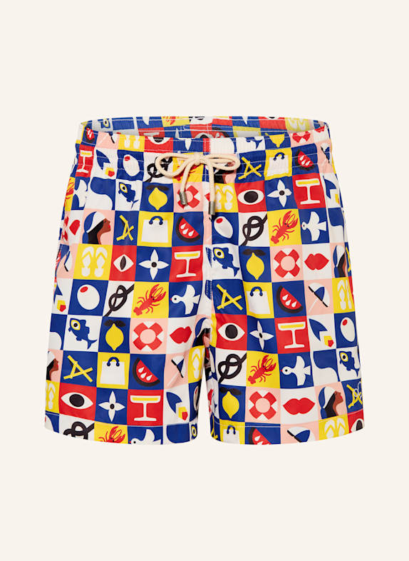 arrels BARCELONA Badeshorts BLUE JOIE DE VIVRE × ALICE HOFFMANN BLAU/ ROT/ GELB