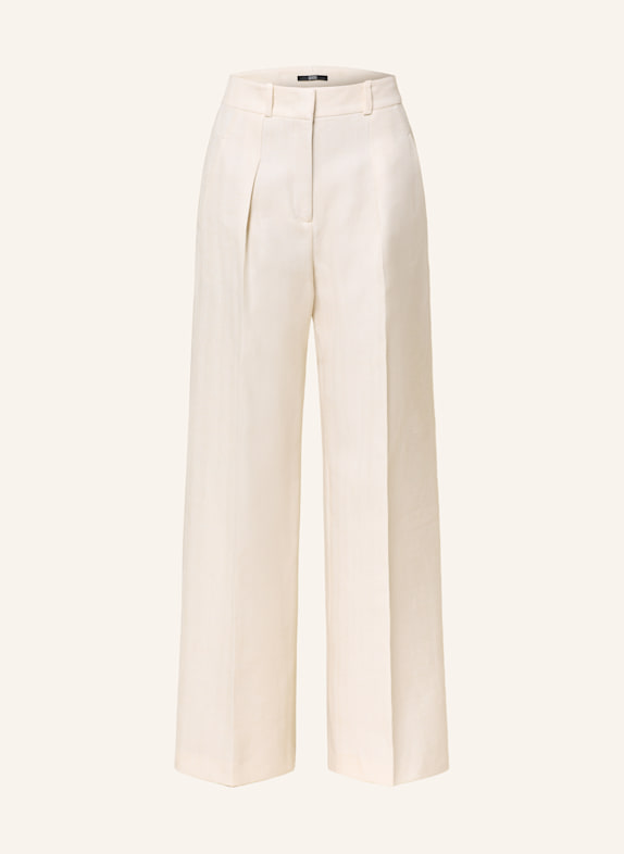 SLY 010 Marlenehose FLORA mit Leinen CREME
