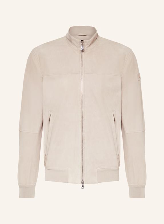 PEUTEREY SANDS leather jacket CREAM