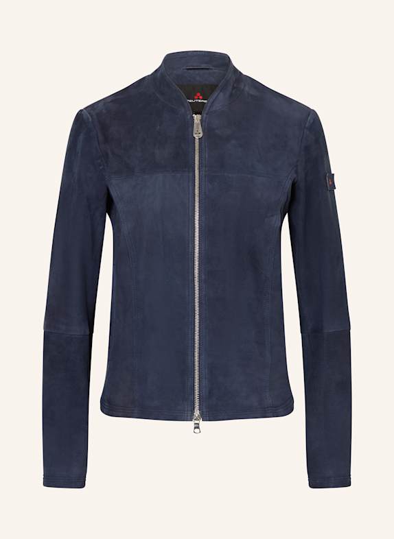 PEUTEREY Lederjacke DUNKELBLAU