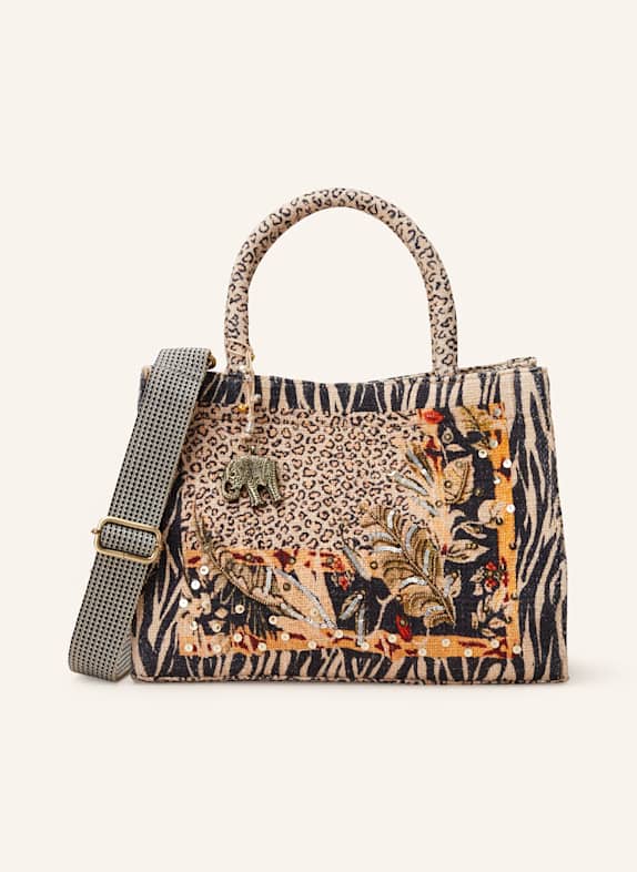 ANOKHI Shopper MEDIUM CREME/ HELLBRAUN/ SCHWARZ