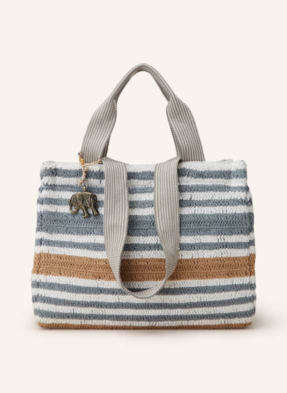 ANOKHI Shopper BÍLÁ/ ČERNOŠEDÁ/ KOŇAKOVÁ