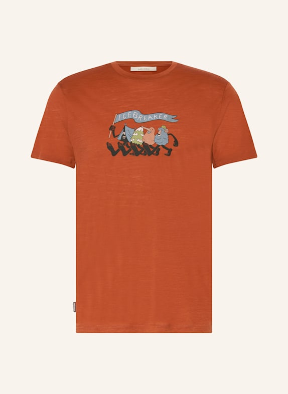 icebreaker T-Shirt MERINO 150 TECH LITE DUNKELROT