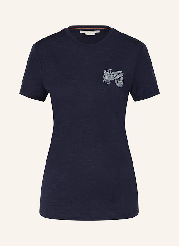 icebreaker T-shirt MERINO 150 TECH LITE z wełny merino GRANATOWY