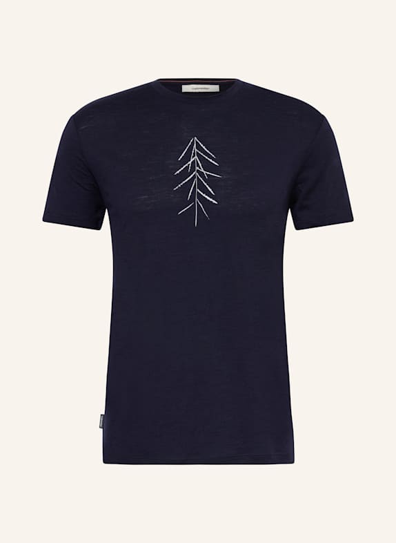 icebreaker T-shirt 150 TECH LITE z wełny merino GRANATOWY