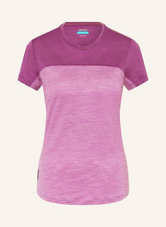 icebreaker T-shirt MERINO COOL-LITE™ SPHERE III z dodatkiem wełny merino FUKSJA/ LILA