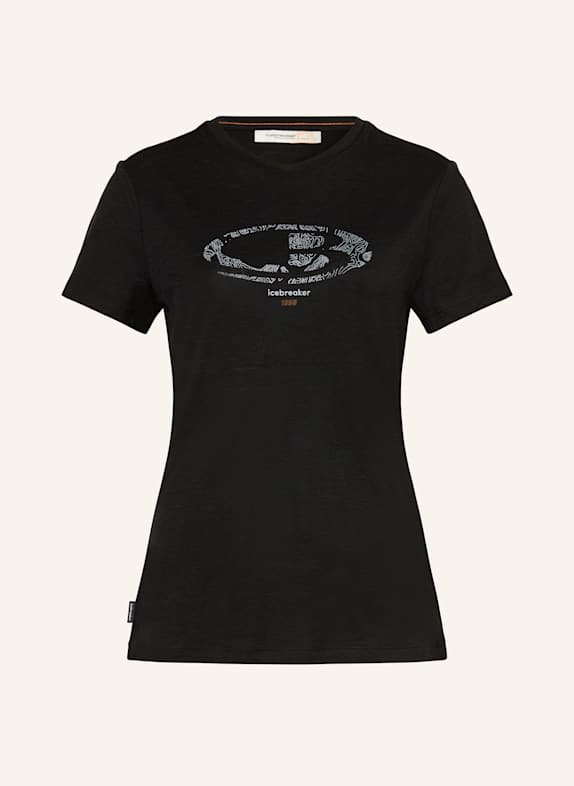 icebreaker T-shirt MERINO 150 TECH LITE™ z wełny merino CZARNY