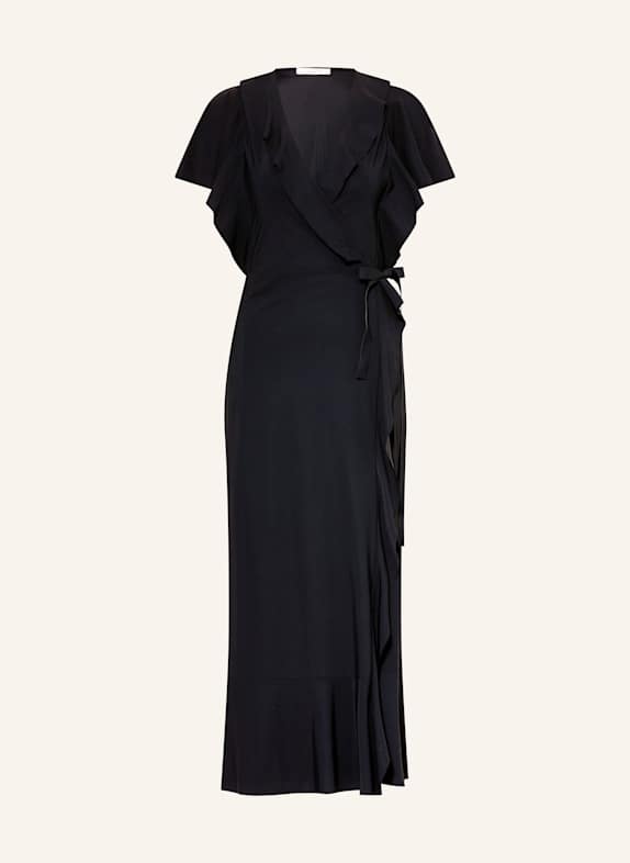 DOROTHEE SCHUMACHER Wickelkleid DAILY BEACH mit Volants SCHWARZ