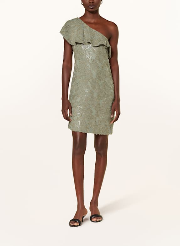 DOROTHEE SCHUMACHER Cocktailkleid SEQUIN STATEMENT mit Pailletten OLIV