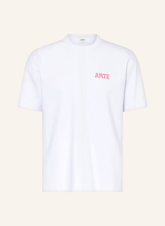 Arte Antwerp T-Shirt WEISS/ PINK/ GELB
