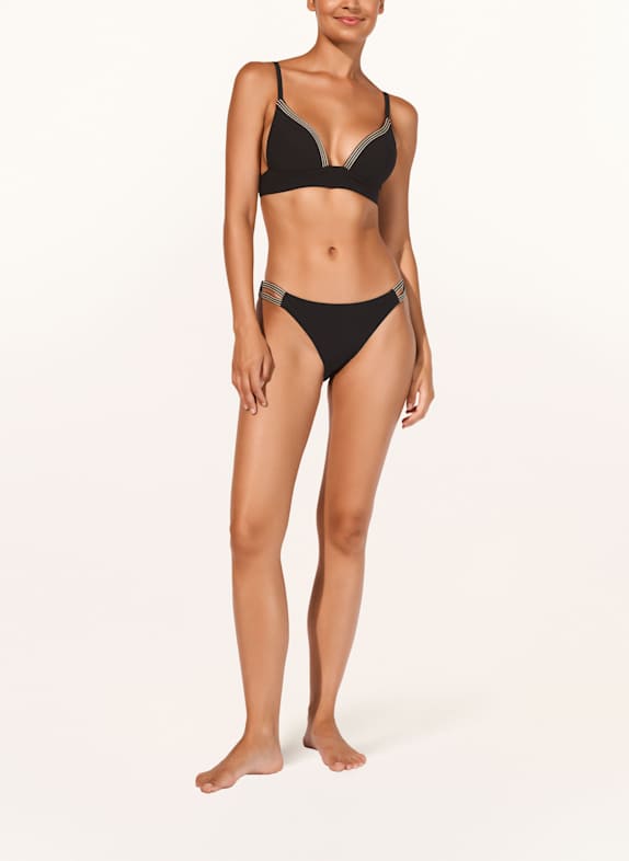 MARYAN MEHLHORN Basic bikinibroekje STRATUM ZWART / BEIGE