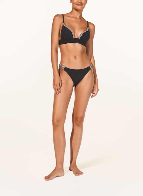 MARYAN MEHLHORN Bralette-bikinitop STRATUM ZWART / CRÈME