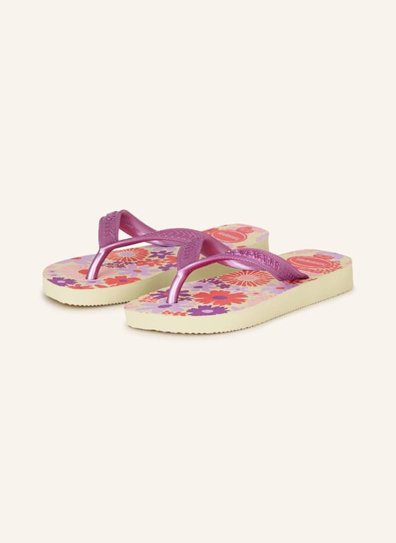 havaianas Zehentrenner CREME/ LILA/ ROT