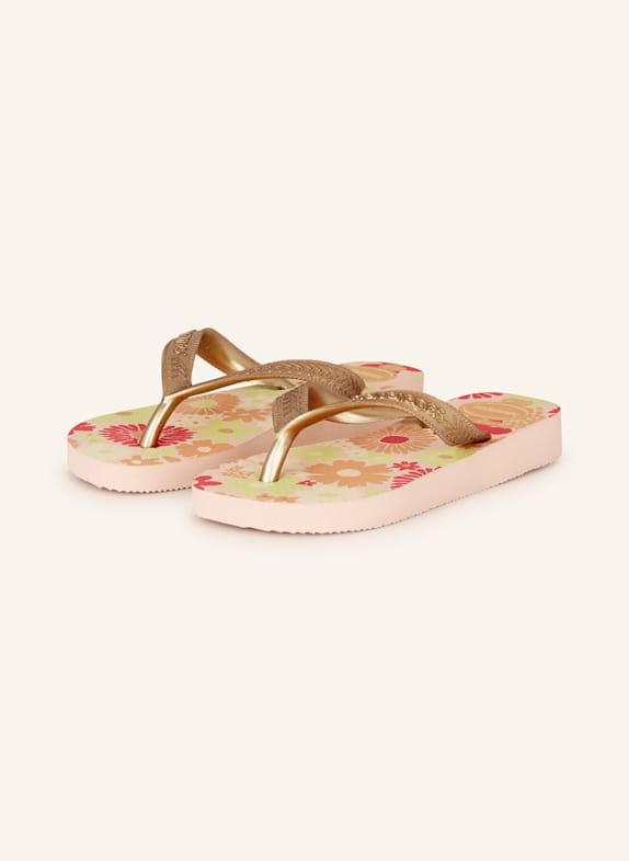havaianas Zehentrenner GOLD/ HELLORANGE/ HELLGRÜN