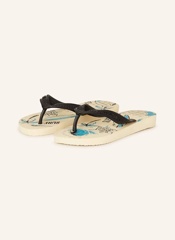 havaianas Zehentrenner ATHLETIC CREME/ DUNKELBLAU/ TÜRKIS