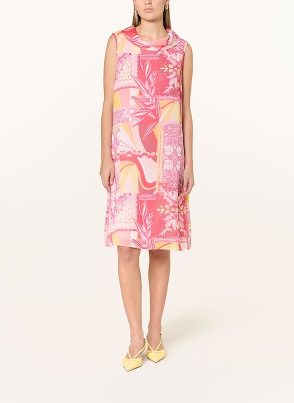 Betty Barclay Kleid ROSÉ/ GELB/ FUCHSIA