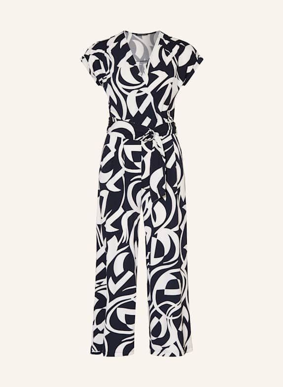 Betty Barclay Jumpsuit in wrap look DARK BLUE/ ECRU