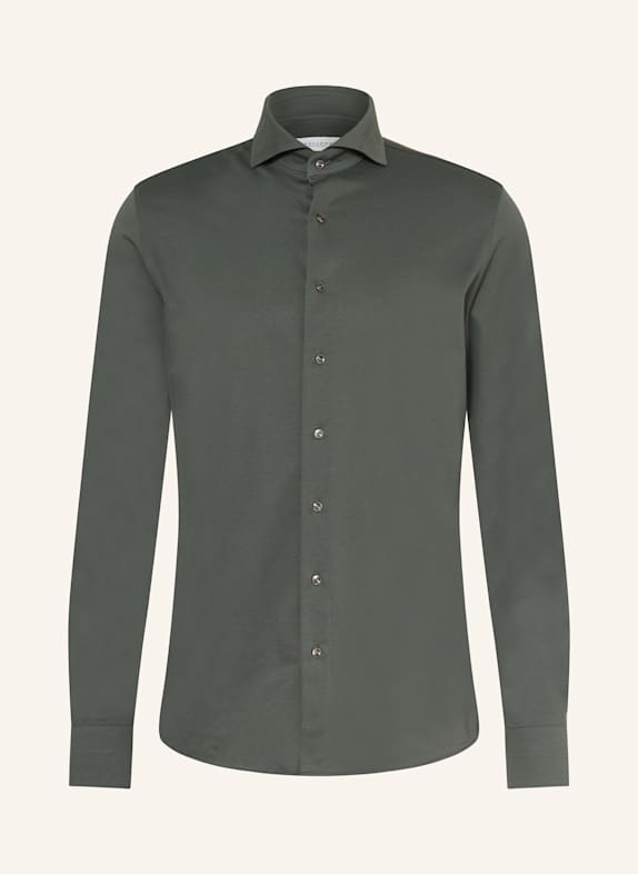 PROFUOMO Hemd Slim Fit DUNKELGRÜN