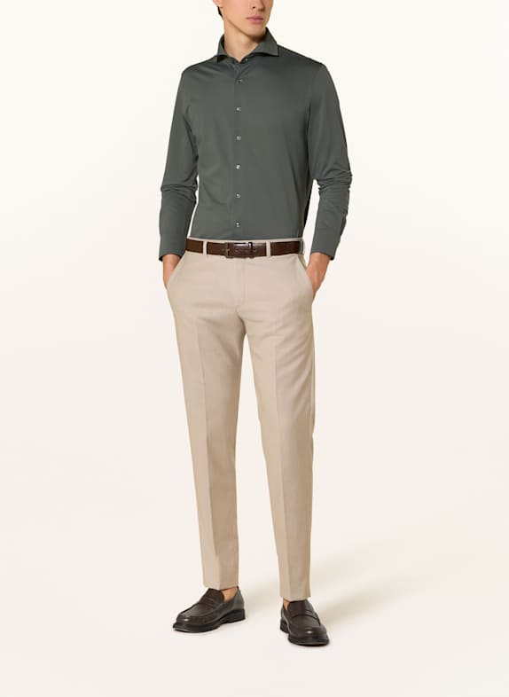 PROFUOMO Chemise Slim Fit GROEN
