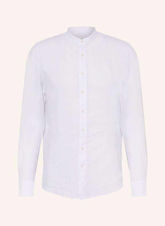 PROFUOMO Leinenhemd Slim Fit WEISS