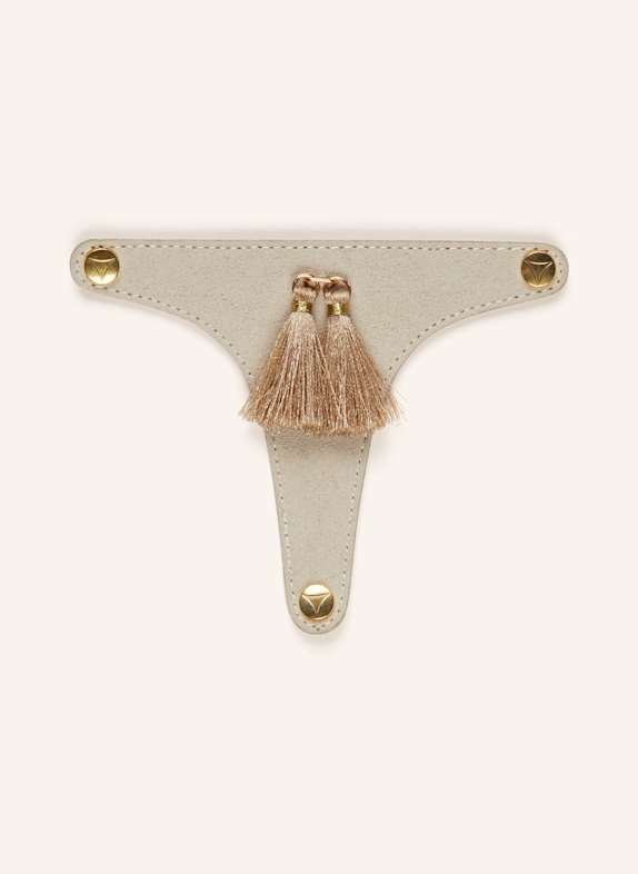 HEY MARLY Sandalen-Topping POM DE PARIS CREME