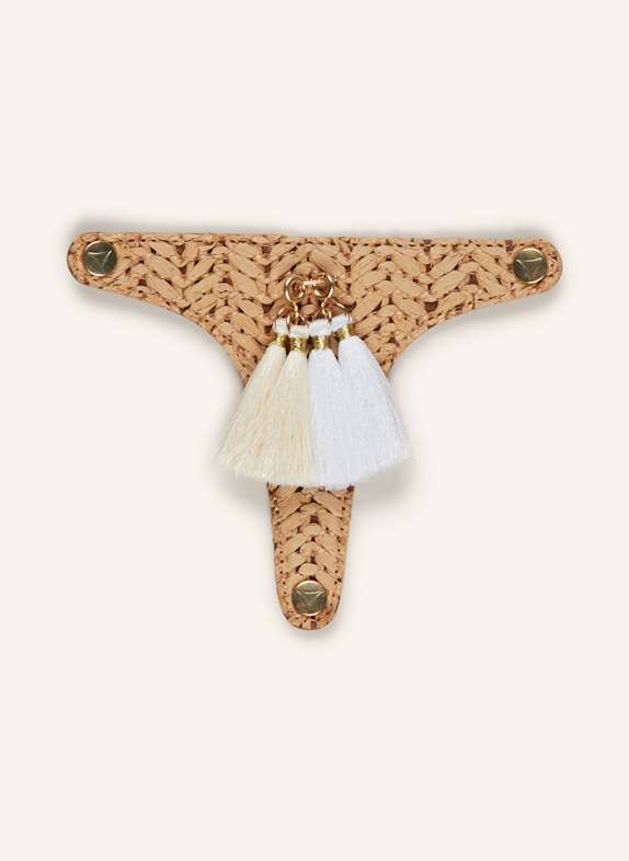 HEY MARLY Sandalen-Topping POM DE CASSIS BEIGE