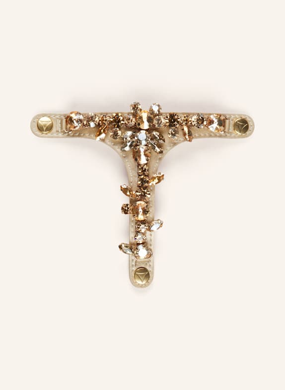 HEY MARLY Sandalen-Topping BRILLIANT LIFE mit Schmucksteinen GOLD