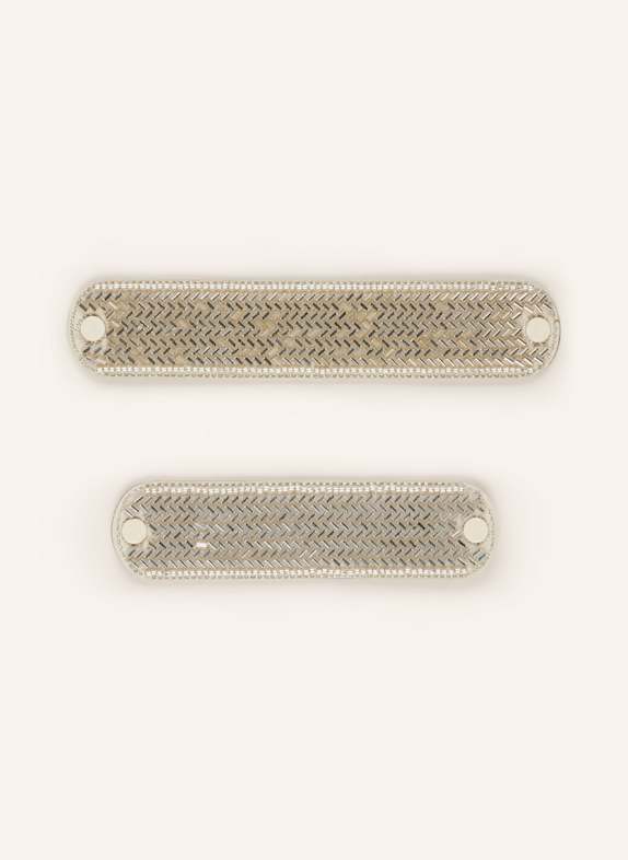 HEY MARLY Sandalen-Topping METALLIC BEADS CREME