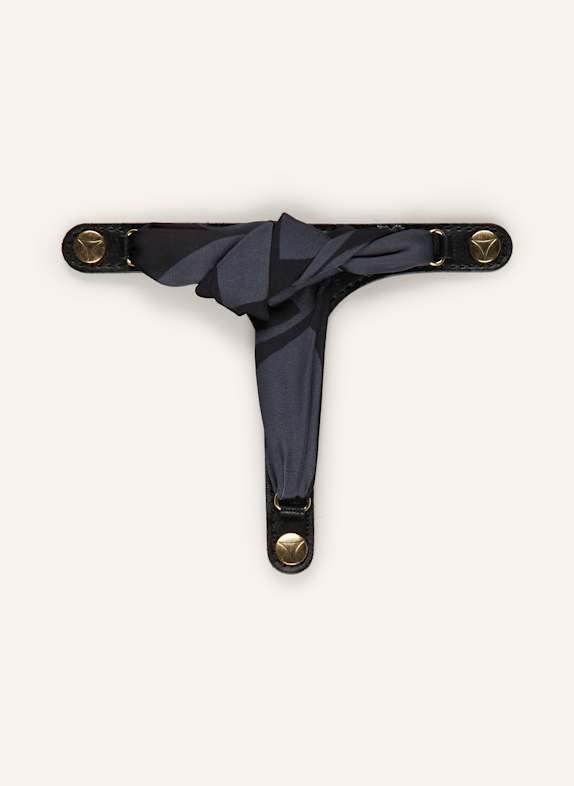 HEY MARLY Sandalen-Topping SILKY LOOP SCHWARZ