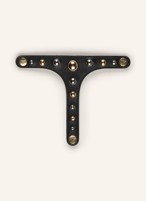 HEY MARLY Sandalen-Topping URBAN STUD mit Nieten SCHWARZ