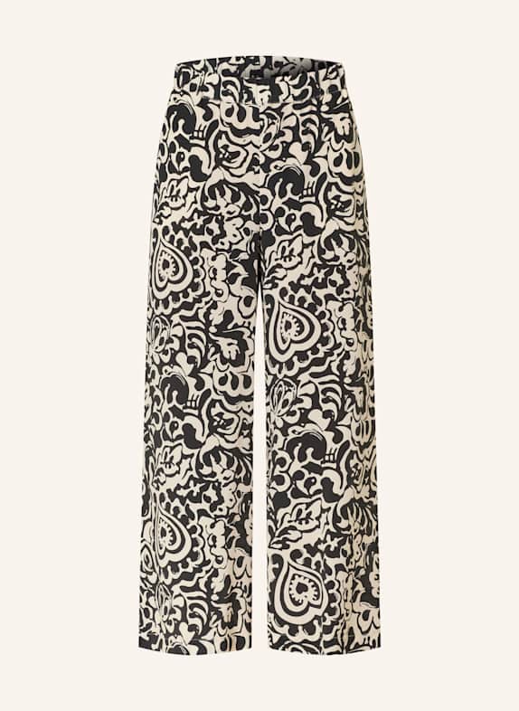 WEEKEND Max Mara 7/8-Hose REED SCHWARZ/ CREME