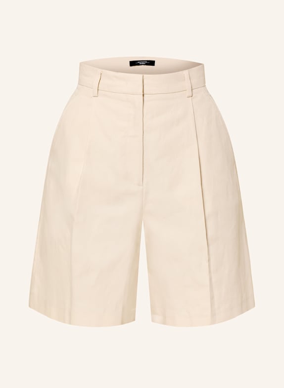 WEEKEND Max Mara ECUBA shorts with linen ECRU