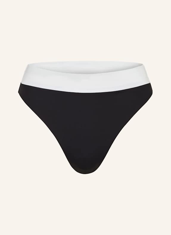 GOLDBERGH High-Waist-Bikini-Hose OCEANE SCHWARZ/ WEISS