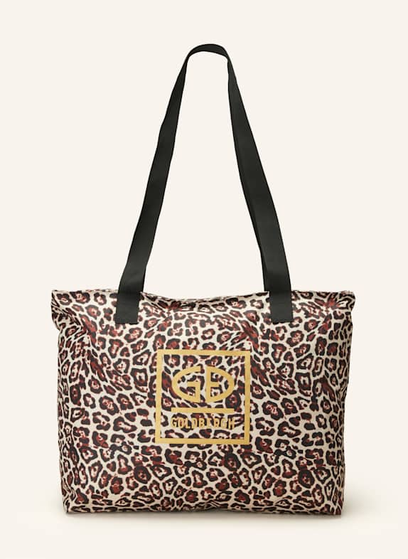 GOLDBERGH Strandtasche DIVINE CREME/ SCHWARZ/ BRAUN