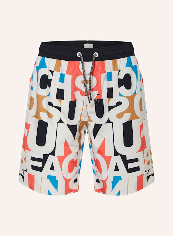 Sanetta Badeshorts CREME/ TÜRKIS/ ORANGE