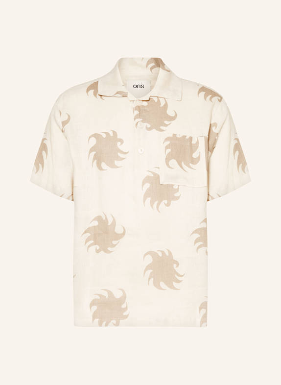 OAS Resorthemd HAZEL EMBER aus Leinen ECRU/ BEIGE