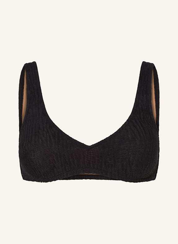 OAS Horní díl bustier bikin NERO ROCCIA ČERNÁ