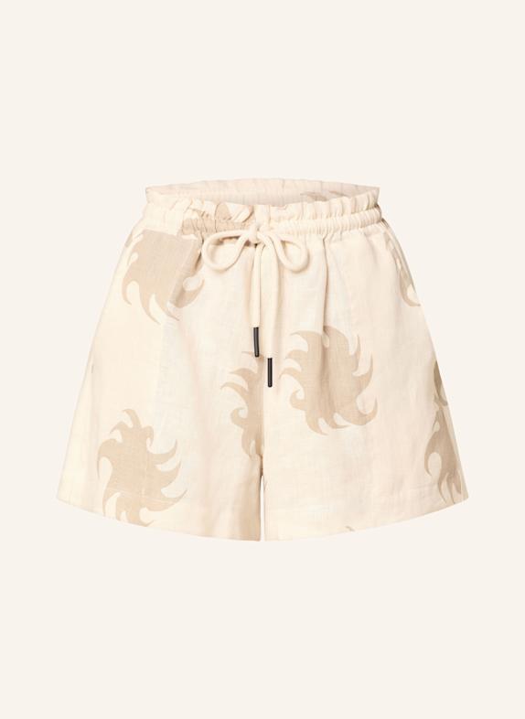 OAS Leinen-Shorts HAZEL AMBER DRIZZLE ECRU/ BEIGE