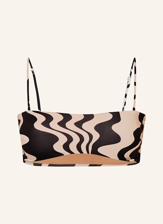 OAS Bandeau-Bikini-Top VERVE BAIA SCHWARZ/ ECRU