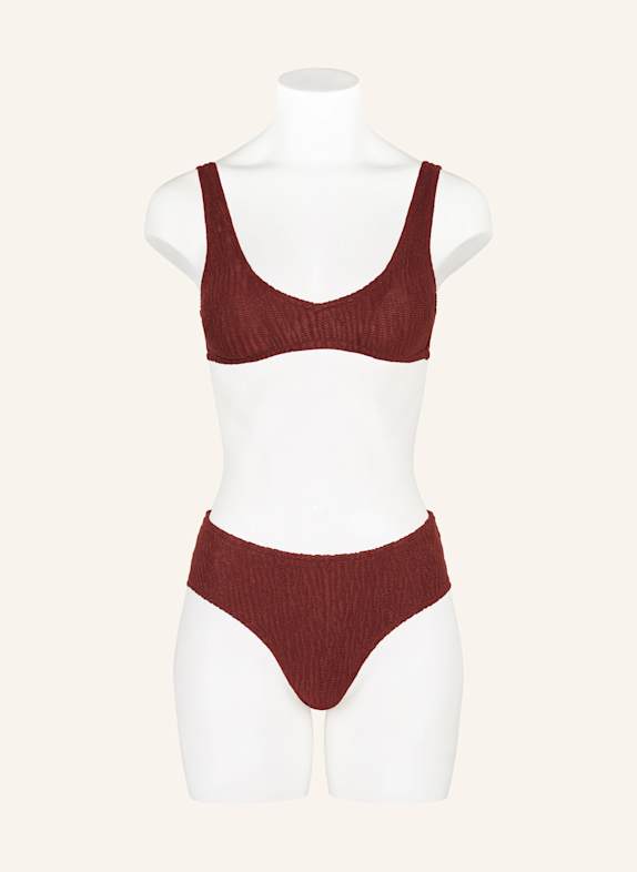 OAS Dół od bikini basic CHERRY RIVA CIEMNOCZERWONY