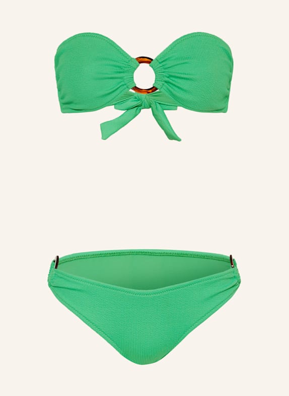 MELISSA ODABASH Bandeau-Bikini BELGIUM GRÜN