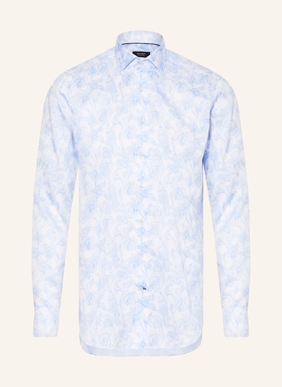 OLYMP SIGNATURE Hemd Signature tailored fit WEISS/ HELLBLAU
