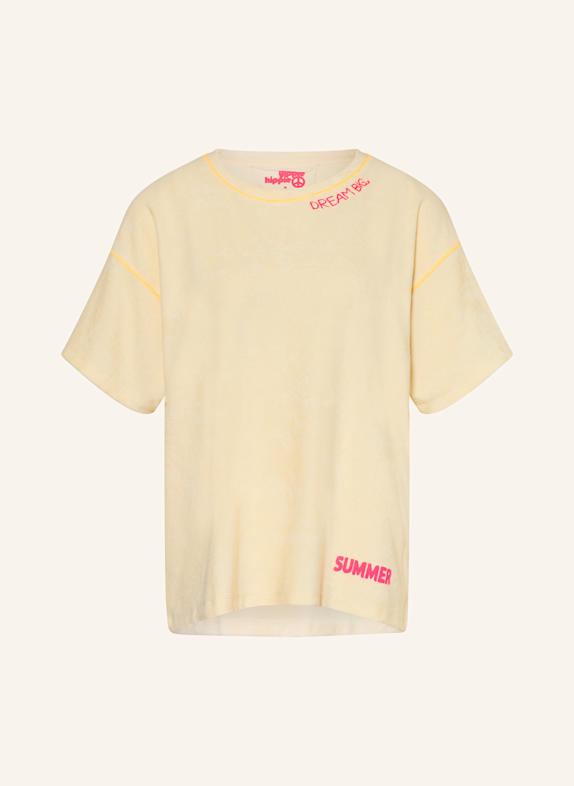 yippie hippie Oversized-Shirt aus Frottee NUDE/ PINK