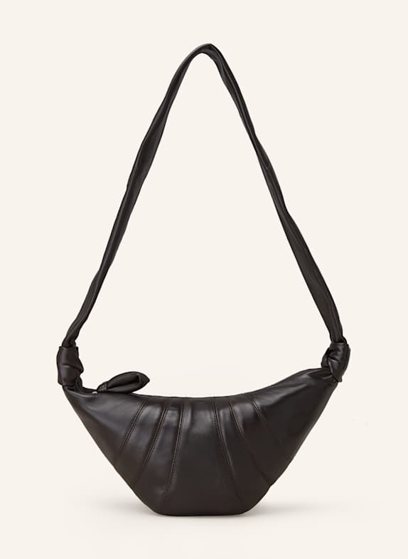 LEMAIRE Umhängetasche CROISSANT BAG SMALL DUNKELBRAUN