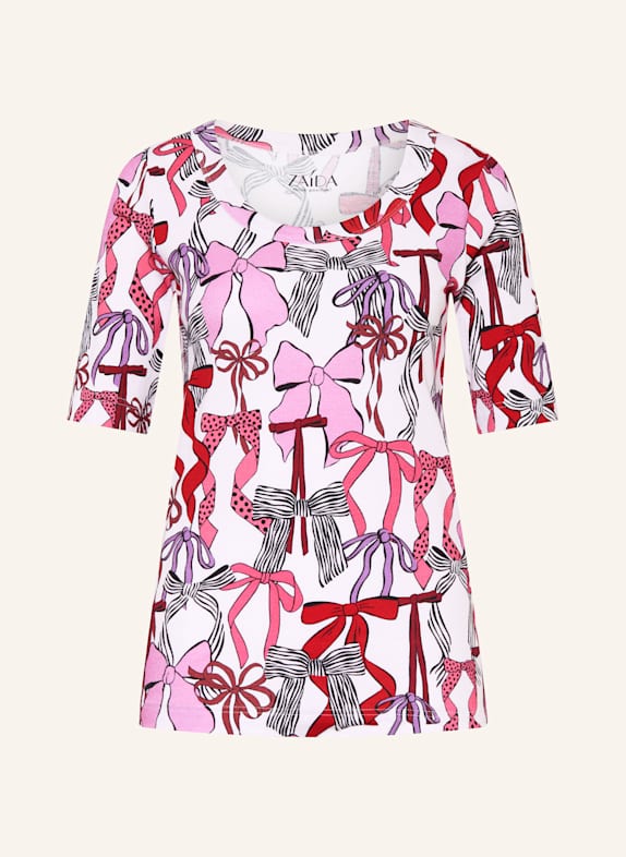 ZAÍDA T-Shirt HELLROSA/ ROSA/ SCHWARZ