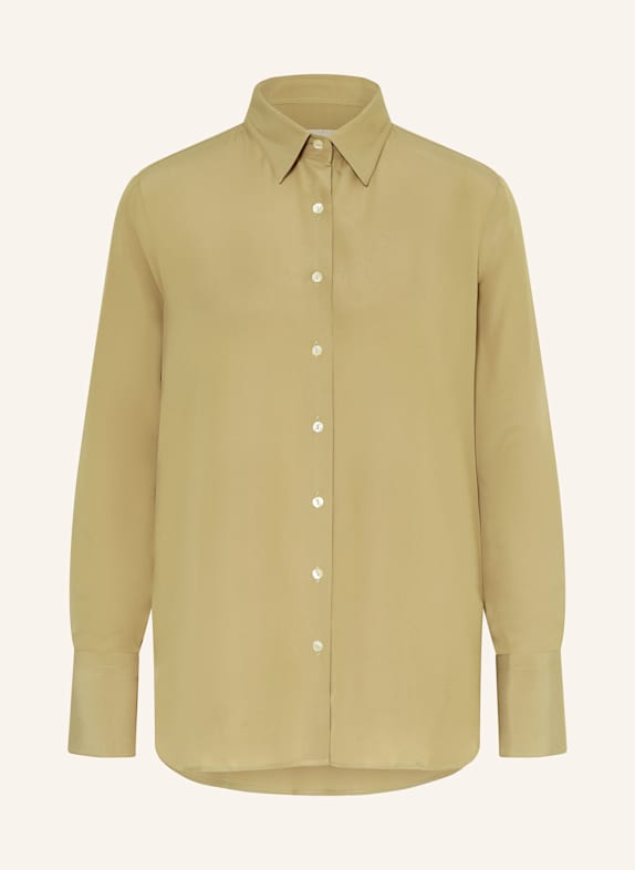 ÉMANOU Koszula FILOU z dodatkiem jedwabiu KHAKI